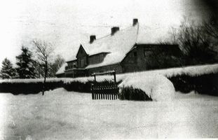 Galben, Kreis Bartenstein Galben, Gutshaus II (Winteraufnahme) 