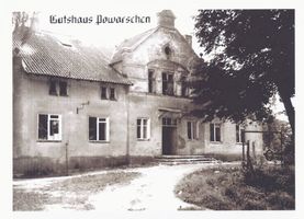 Powarschen, Gut, Kreis Preußisch Eylau Powarschen, Gutshaus Поваршен, усадебный дом