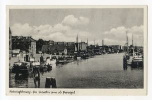 Königsberg (Pr.), Stadtkreis Königsberg Königsberg (Pr.), Partie am oberen Pregel Königsberg, Pregel