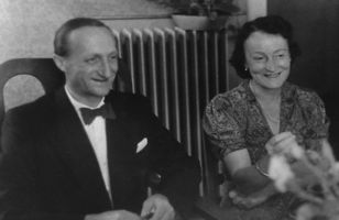 Groß Scharlack, Kreis Labiau Groß Scharlack, Gutsbesitzer Lepehne und Frau 