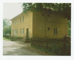 Metgethen, Ort und Bahnstation, Stadtkreis Königsberg Hindenburgweg 31-32 Metgethen, Hindenburgweg 31-32, Haus Randzio Metgethen, Häuser früher und heute