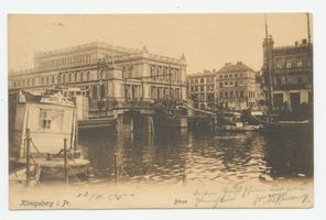 Königsberg (Pr.), Stadtkreis Königsberg Königsberg (Pr.), Grüne Brücke und Börse XXI Königsberg, Grüne Brücke