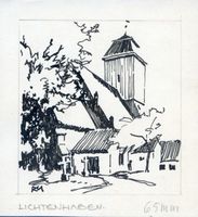 Lichtenhagen Kr. Samland, Kreis Samland Lichtenhagen Kr. Samland, Kirche 