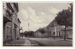 Gehlenburg, Kreis Johannisburg Bialla Kr. Johannisburg, Bahnhofstraße m. Amtsgericht 