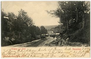 Rauschen Kr. Samland, Kreis Samland Rauschen Kr. Samland, Eingang ins Dorf 