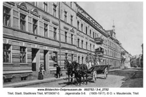 Tilsit, Stadt, Stadtkreis Tilsit Jägerstraße