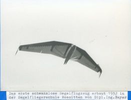 Rossitten Kr. Samland, Kreis Samland Rossitten Kr. Samland, Das erste schwanzlose Segelflugzeug 
