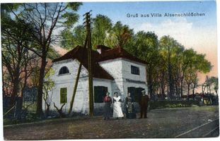 Königsberg (Pr.), Stadtkreis Königsberg Königsberg-Rosenau , Restaurant  Villa Alsenschlösschen  I Königsberg, Stadtteil Rosenau