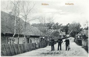 Nidden, Kreis Memel Nidden, Dorfpartie III 