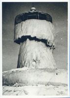 Memel, Stadt, Stadtkreis Memel Memel, Vereister Leuchtturm III 