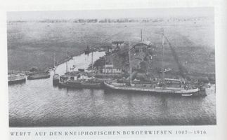 Königsberg (Pr.), Stadtkreis Königsberg Königsberg, Werft auf den Kneiphöfischen Bürgerwiesen Königsberg, Union-Giesserei