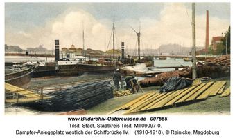 Tilsit, Stadt, Stadtkreis Tilsit Memelstraße  Tilsit, Schifffahrt