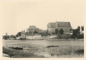 Marienburg, Westpr., Kreis Marienburg Marienburg i. Westpr., Die Marienburg von der Nogatseite XXIII Marienburg, Schloß