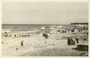 Cranz Kr. Samland, Ort, Kreis Samland Cranz, Strandleben XXVI 