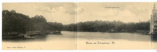 Königsberg (Pr.), Stadtkreis Königsberg Königsberg (Pr.), Schloßteichpanorama  - Teil I Königsberg, Schloßteich