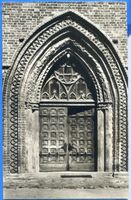 Frauenburg, Kreis Braunsberg Frauenburg, Dom, Portal, Eingangstür Фрауэнбург, собор, портал, входная дверь