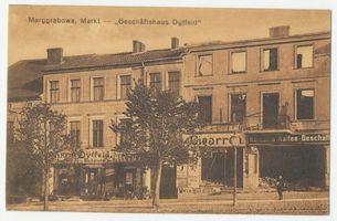 Treuburg, Kreis Treuburg Marggrabowa, Markt, Geschäftshaus Маргграбова, рыночная площадь, торговый дом