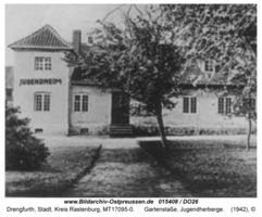 Drengfurth, Stadt, Kreis Rastenburg Gartenstraße