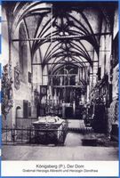 Königsberg (Pr.), Stadtkreis Königsberg Großer Domplatz Königsberg (Pr.), Dom, Grabmal Herzog Albrecht und Herzogin Dorothea Кёнигсберг (Пр.), Кафедральный собор, надгробие герцога Альбрехта и герцогини Доротеи