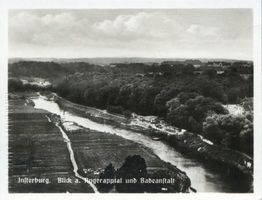 Insterburg, Stadt, Stadtkreis Insterburg Insterburg, Blick auf das Angerapptal und die Badeanstalt I Инстербург, вид на долину Ангерапп и купальню, I