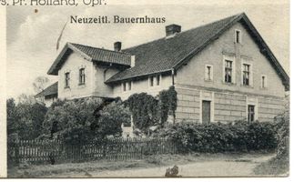 Schmauch, Kreis Preußisch Holland Schmauch, Neuzeitliches Bauernhaus Смаух, современный крестьянский дом