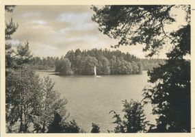  Niedersee (See), Blick zur Königsinsel VII Masuren, Niedersee