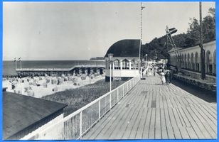 Rauschen Kr. Samland, Kreis Samland Rauschen Kr. Samland, Strandpromenade an der Seehalle I Rauschen, Strand