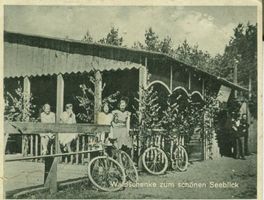 Klein Rauschen, Kreis Lyck Klein Rauschen, Waldschänke  Zum schönen Seeblick  