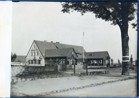 Hohenstein Kr. Osterode, Stadt, Kreis Osterode Hohenstein i. Ostpr., Tannenberg-Krug XVII Хоэнштайн в Восточной Пруссии, трактир «Танненберг», XVII