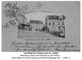 Rastenburg, Stadt, Kreis Rastenburg Neuer Markt