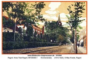 Ragnit, Kreis Tilsit-Ragnit Kirchenstraße  