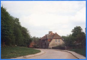 Domnau, Stadt, Kreis Bartenstein Domnau, Straße nach Friedland Домнау, дорога на Фридланд