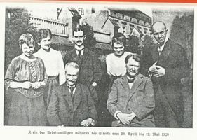 Tilsit, Stadt, Stadtkreis Tilsit Tilsit, Vorschuss-Verein, Kreis der Arbeitswilligen während eines Streiks 