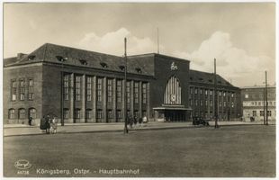 Königsberg (Pr.), Stadtkreis Königsberg Reichsplatz Königsberg (Pr.), Hauptbahnhof XVIII Кёнигсберг (Пр.), главный вокзал, XVIII