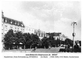 Kuckerneese, Ort, Kreis Elchniederung Am Markt