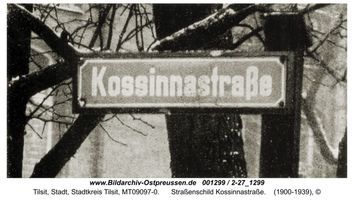 Tilsit, Stadt, Stadtkreis Tilsit Kossinnastraße