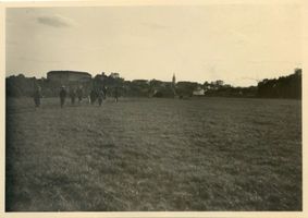 Ragnit, Kreis Tilsit-Ragnit Ragnit, Ortsansicht mit Schloß und Kirche 