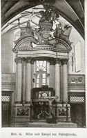 Königsberg (Pr.), Stadtkreis Königsberg Königsberg (Pr.), Schloßkirche, Altar und Kanzel Кёнигсберг (Пр.), замковая церковь, алтарь и кафедра