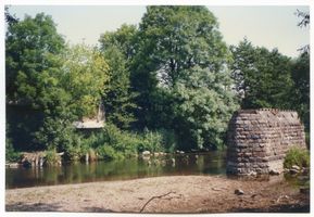 Nemmersdorf, Kreis Gumbinnen Nemmersdorf, Reste der Angerapp-Brücke II 