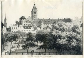 Königsberg (Pr.), Stadtkreis Königsberg Kaiser-Wilhelm-Platz Königsberg (Pr.), Altstädtischer Kirchenplatz,  Schloss Кёнигсберг (Пр.), Староместская церковная площадь, замок