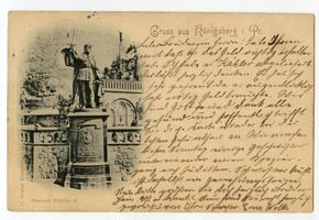 Königsberg (Pr.), Stadtkreis Königsberg Kaiser-Wilhelm-Platz Königsberg (Pr.), Denkmal Wilhelm I Кёнигсберг (Пр.), памятник Вильгельму I
