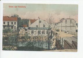 Heilsberg Kr. Heilsberg, Stadt, Kreis Heilsberg Heilsberg Kr. Heilsberg, Brücke über die Alle 