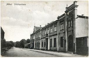 Memel, Stadt, Stadtkreis Memel Memel, Schützenhaus Мемель, стрелковый дом