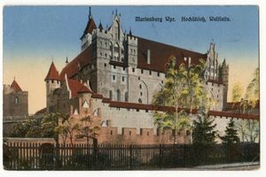 Marienburg, Westpr., Kreis Marienburg Marienburg, Westpr., Hochschloß, Westseite Marienburg, Schloß