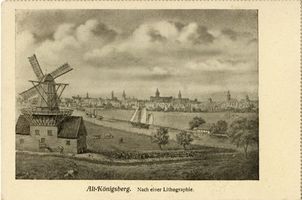 Königsberg (Pr.), Stadtkreis Königsberg Königsberg (Pr.), Alt-Königsberg, Nach einer Lithographie 