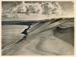  Kurische Nehrung, Hohe Düne bei Nidden mit Haff Kurische Nehrung, Dünen
