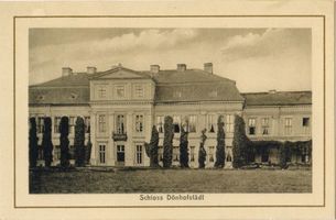 Dönhofstädt, Gut und Schloß, Kreis Rastenburg Dönhofstädt, Schloß 