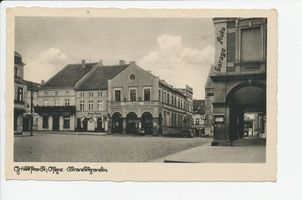 Guttstadt, Kreis Heilsberg Guttstadt, Marktpartie Гуттштадт, вид рыночной площади