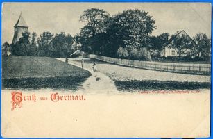 Germau, Ort, Kreis Samland Germau, Ortsansicht II Гермау, вид местности II
