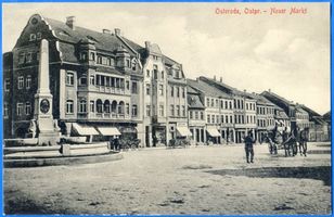 Osterode (Ostpr.), Kreis Osterode Osterode (Ostpr.), Neuer Markt - Nordseite I Osterode, Stadtmotive